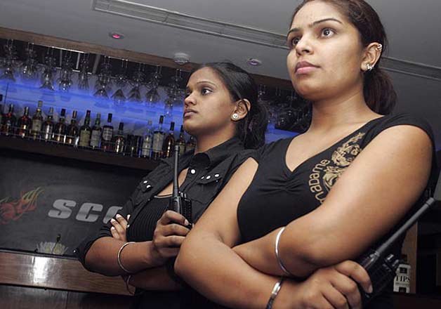 female bouncer meaning