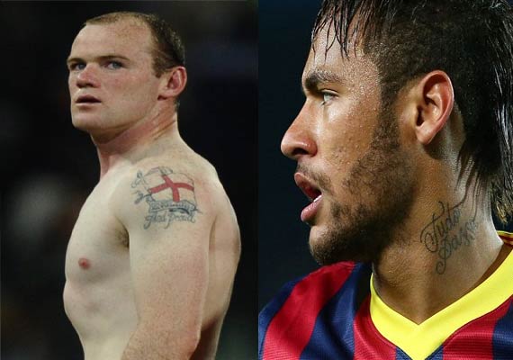 Meet your favorite FIFA 2014 stars flaunting their body art | Soccer News –  India TV
