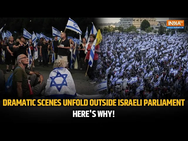 Israel-Hamas War: Protest Erupts Outside Israeli Parliament Knesset Over Hostage Issue