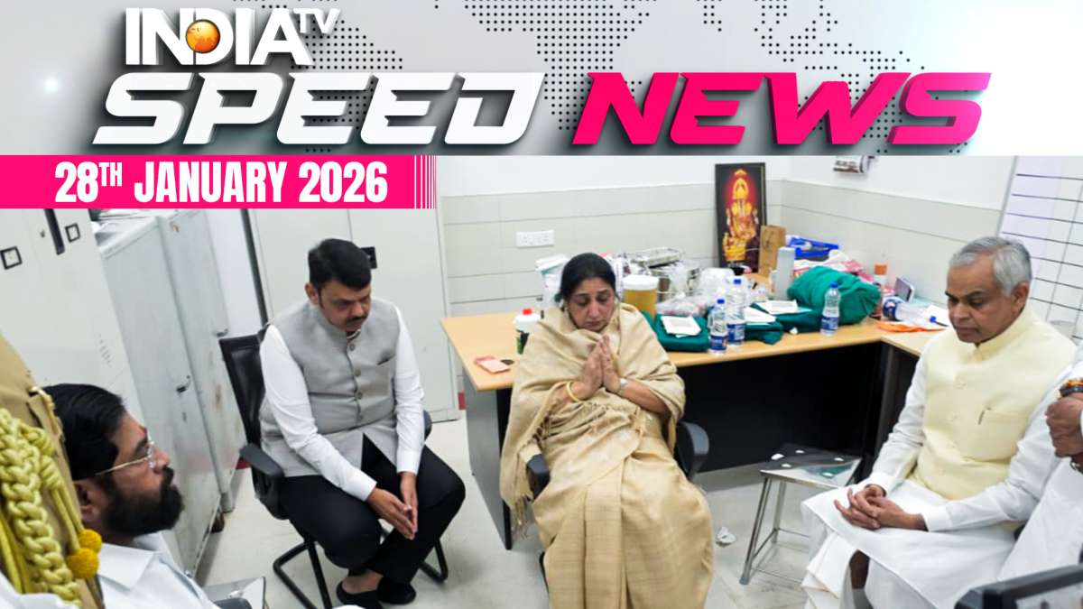 Speed News: Fadnavis, Shinde, Devvrat meet Sunetra Pawar to condole ...