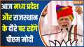 PM Modi to visit Rajasthan, Madhya Pradesh today