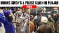 Clash breaks out between Nihang Singhs, Police officials at Gurudwara Akal Bunga in Kapurthala