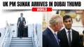 COP28 summit: UK PM Rishi Sunak arrives for the summit in Dubai, UAE