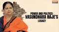 Vasundhara Raje's Political Journey | BJP's Key Candidate From Rajasthan