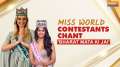 Miss World 2024 contestants prep for coveted blue crown, chant 'Bharat Mata Ki Jai'