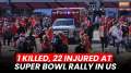 United States: 3 detained after 1 killed, 22 injured in super bowl rally in Kansas | India TV News