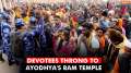 Devotees throng  to Ayodhya's Ram temple for Ram Lalla's darshan | India TV English News