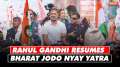 Madhya Pradesh: Congress' Rahul Gandhi resumes Bharat Jodo Nyay Yatra from Sarangpur