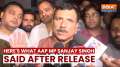 Sanjay Singh meets AAP leaders' family post release from Tihar, says ‘AAP is our family…’