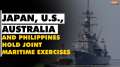 Japan, US, Australia and Philippines hold joint maritime exercises in the South China Sea