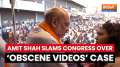 Amit Shah slams congress over 'obscene videos' case, says Congress knew about Prajwal but…