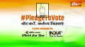 Pledge To Vote: The people of Chandigarh have decided that this time the right candidate has to win
