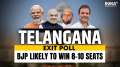 Telangana Lok Sabha Election 2024 Exit Poll: BJP likely to win 8-10 seats in Telangana