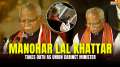 Manohar Lal takes oath as Union Cabinet minister in third term of Modi government | PM Modi Oath