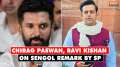 Sengol Row: Ravi Kishan, Chirag Paswan take  jibe at SP over RK Chaudhary's remark on Sengol