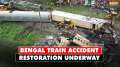 Drone visuals from Bengal Train accident spot show extent of severe damage, restoration underway