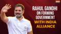 Lok Sabha Elections Results 2024: Rahul Gandhi on forming government with INDIA Alliance