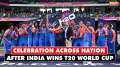 India wins T20 WC: Fans rejoice on streets to celebrate after India lift second T20 World Cup trophy