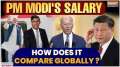 What is PM Modi's salary and how does it compare to US President Joe Biden and UK PM Rishi Sunak?