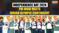 Independence Day 2024: PM Modi meets Indian Olympic contingent at 7 Lok Kalyan Marg