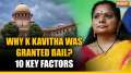 K Kavitha Bail in Delhi Liquor Policy Case: Supreme Court's reasons and insights