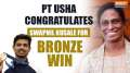 Olympics 2024: PT Usha congratulates Swapnil Kusale for Bronze win says, 'Proud moment for us'