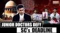 Kolkata Horror: Junior doctors defy Supreme Court deadline, continue strike at Swasthya Bhavan