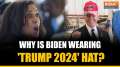 US Elections 2024: Why Did Joe Biden Wear a MAGA Hat? | Donald Trump | Kamala Harris