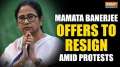 Mamata Banerjee offers to resign for 'sake of people' amid protests over doctor's rape and murder