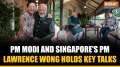 PM Modi in Singapore: PM Modi and Singapore's PM Lawrence Wong hold key talks