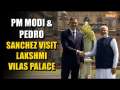 PM Modi and Spanish Counterpart Pedro Sanchez Visit Lakshmi Vilas Palace In Gujarat's Vadodara