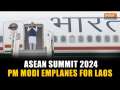 PM Modi emplanes for Laos to attend ASEAN Summit in Vientiane, Laos