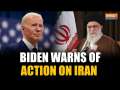 US President Joe Biden warns of action on Iran following missile assault on Israel