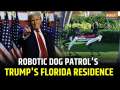 Robotic Dog Spotted Patrolling Outside Donald Trump's Residence In Florida, Video Surfaces