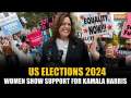 US Elections 2024: Women march towards White House in support of VP Kamala Harris