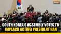 South Korea's National Assembly votes to impeach country's acting leader Han Duck-soo