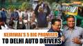 Delhi Assembly Elections: Kejriwal's 5 Big Promises to Delhi Auto Drivers