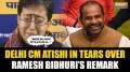 Delhi Elections 2025: Delhi CM Atishi in tears over Ramesh Bidhuri's remark