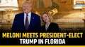 Italian PM Meloni meets with President-elect Trump at Florida Resort