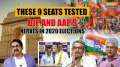 Delhi Assembly Election 2025: These 9 seats tested BJP and AAP's nerves in 2020 elections