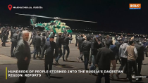 Israel Hamas War: Hundreds of people storm into Russia