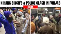 Clash breaks out between Nihang Singhs, Police officials at Gurudwara Akal Bunga in Kapurthala