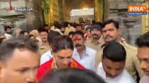 Deepika Padukone seeks blessings of Lord Balaji at Tirupati Temple I India TV News