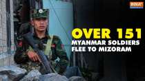 Over 151 Myanmar Soldiers Flee To Mizoram Amid Conflict With Armed Ethnic Group | India Tv News
