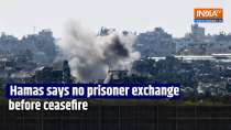 Senior Hamas official Osama Hamdan says no exchange of prisoners before Gaza ceasefire