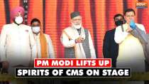 Here's how PM Modi lifted up spirits of Chief Ministers on stage