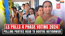 LS Polls 4th phase: Polling parties head to booths nationwide for their respective polling booths