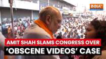 Amit Shah slams congress over 'obscene videos' case, says Congress knew about Prajwal but…