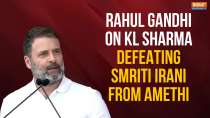 Rahul Gandhi on KL Sharma defeating Smriti Irani from Amethi Lok Sabha seat