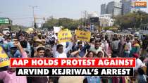 AAP holds nationwide protest against Delhi CM Arvind Kejriwal